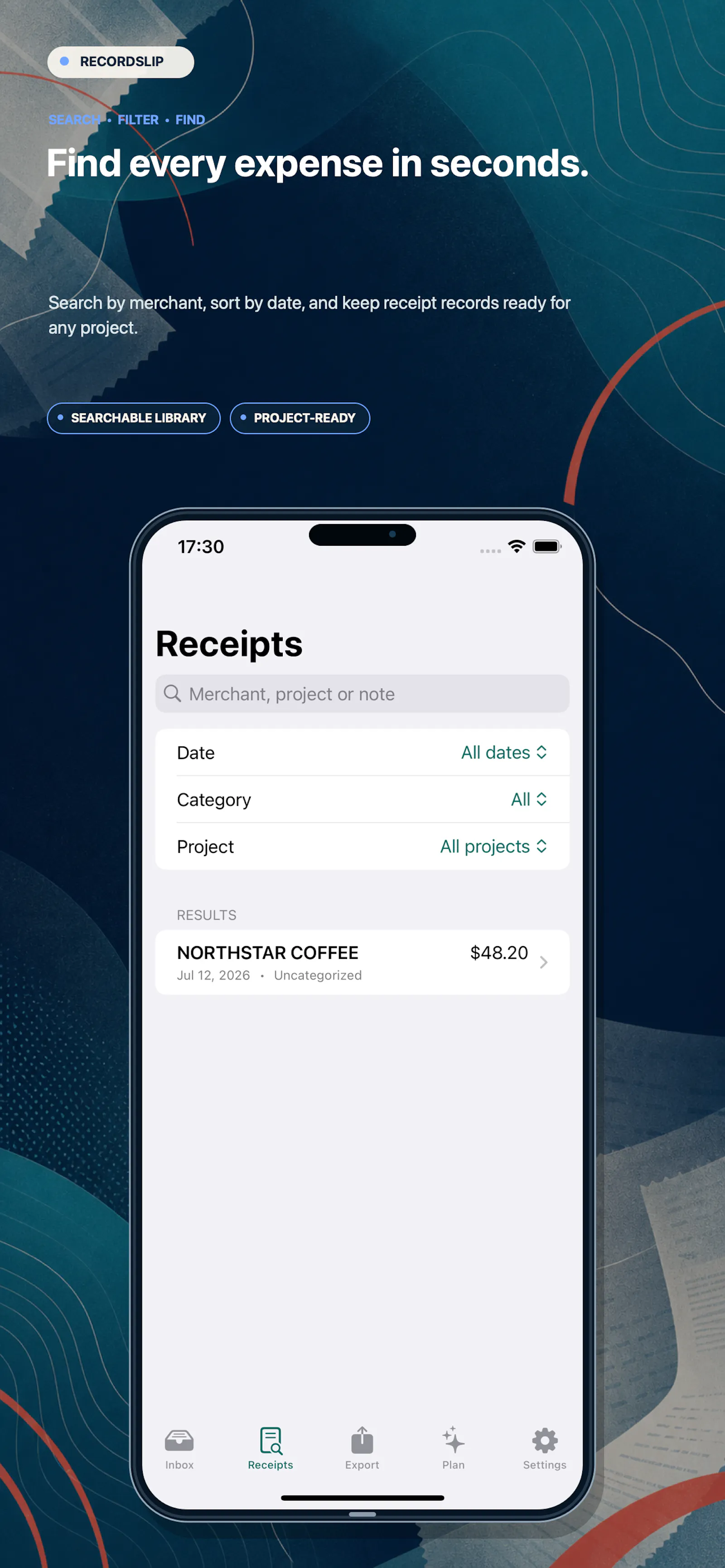 RecordSlip: Scan & Export screenshot 3