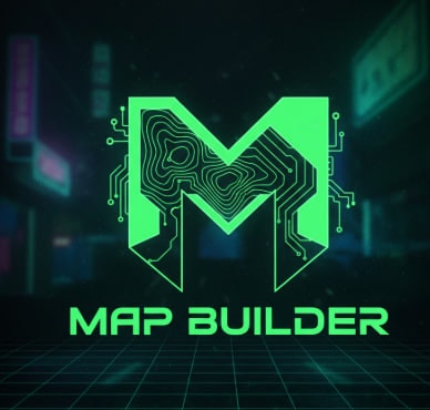 Map Builder AI - Product Hunt launch logo and brand identity