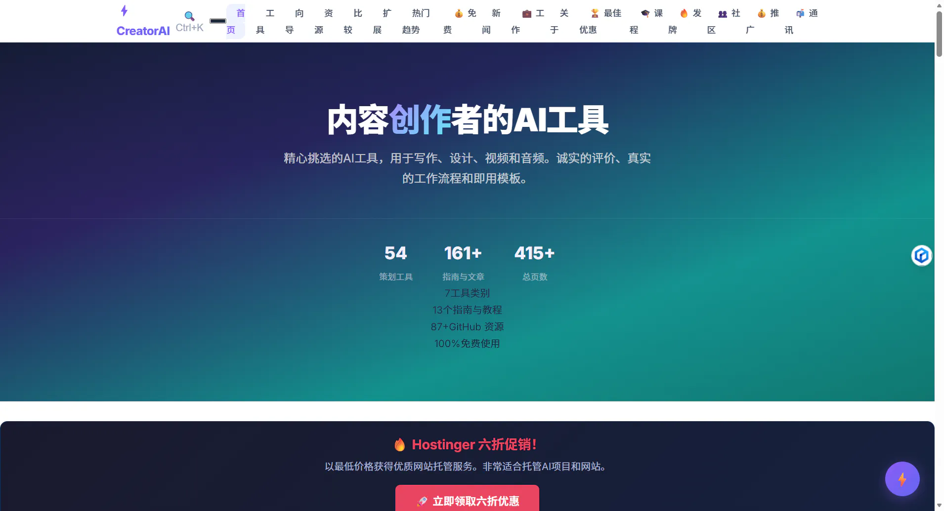 CreatorDir - AI Tools Directory