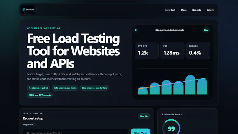 Instant Load Test screenshot 2