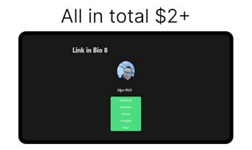 Notion Link in Bio Bundle Template gallery image