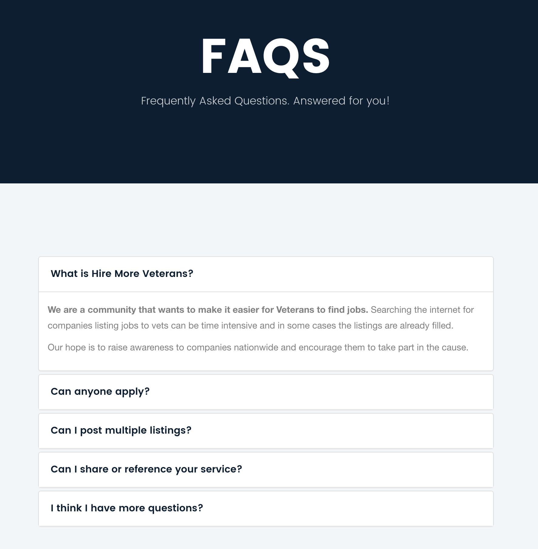Hire More Veterans gallery image