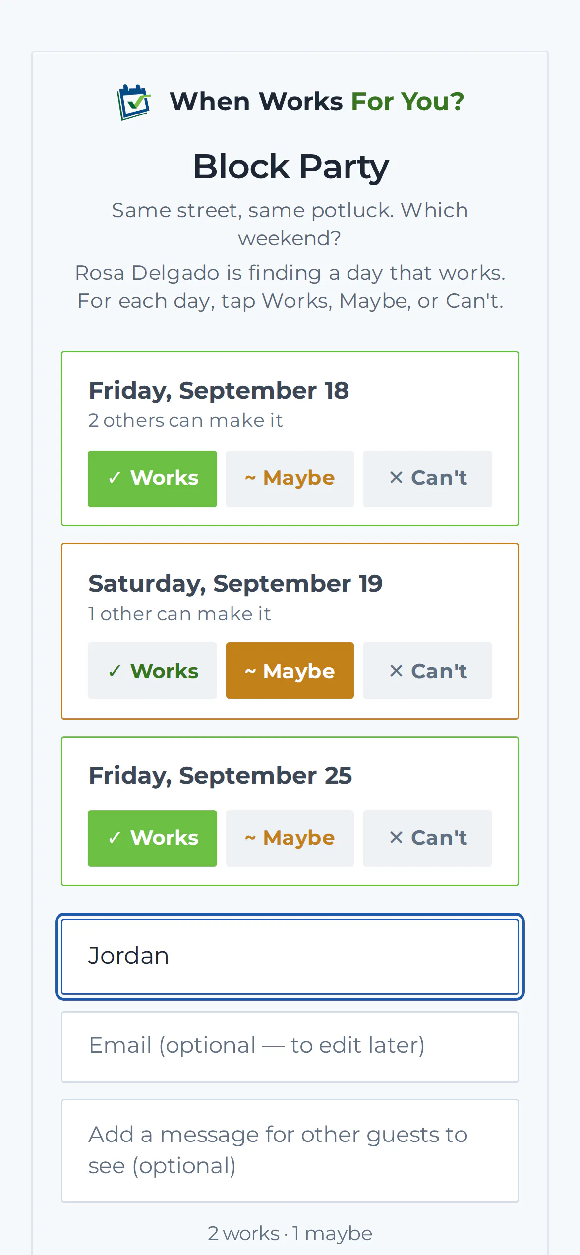 When Works For You? gallery image