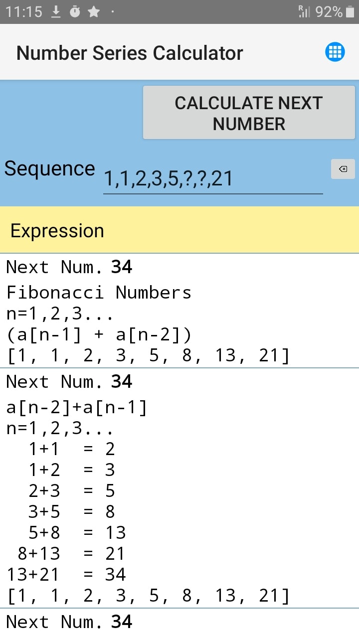 Number Series Calculator gallery image