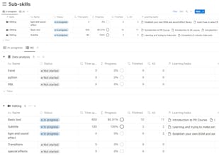 Notion Template:Learn a Skill in 20-hour gallery image