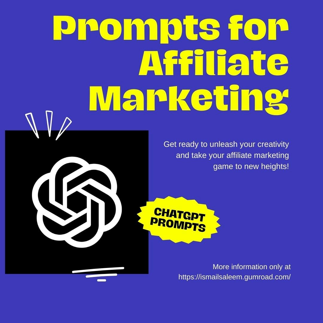 ChatGPT Prompts for Affiliate Marketing
