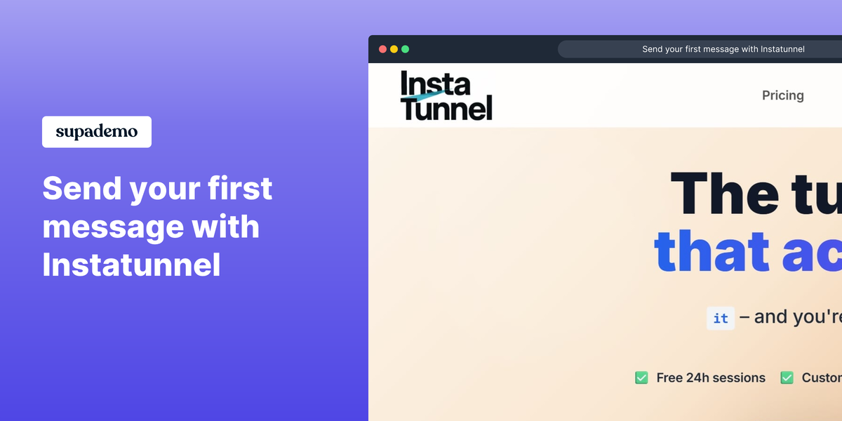 Instatunnel - Lo strumento di tunneling che funziona effettivamente media 3