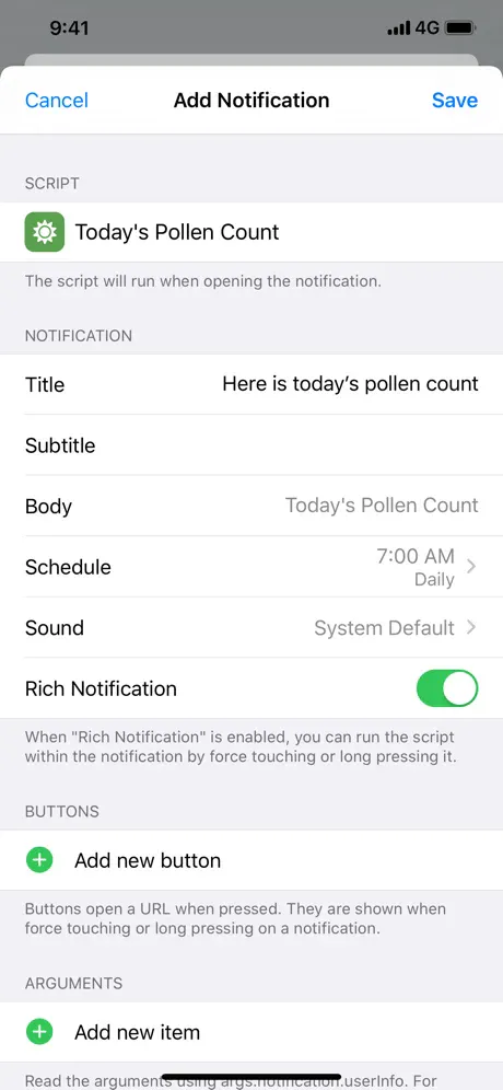 Scriptable gallery image