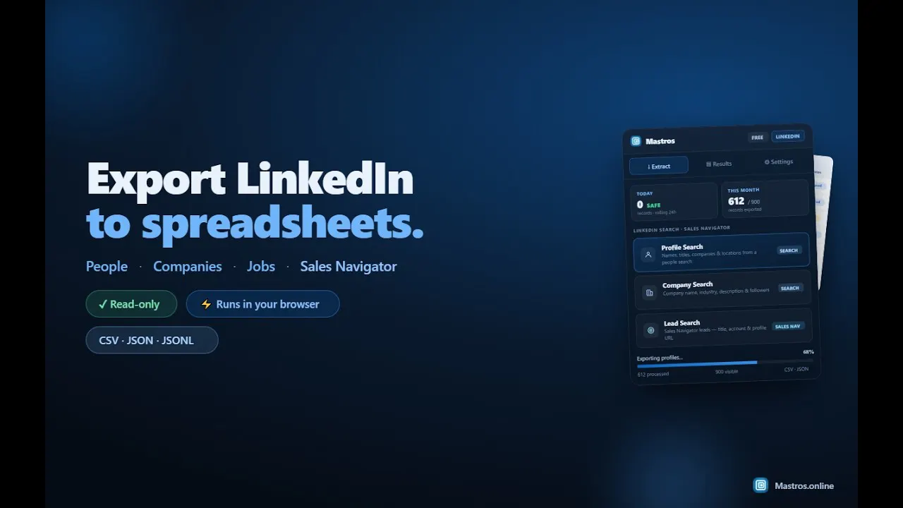 Mastros — LinkedIn & Sales Navigator  gallery image