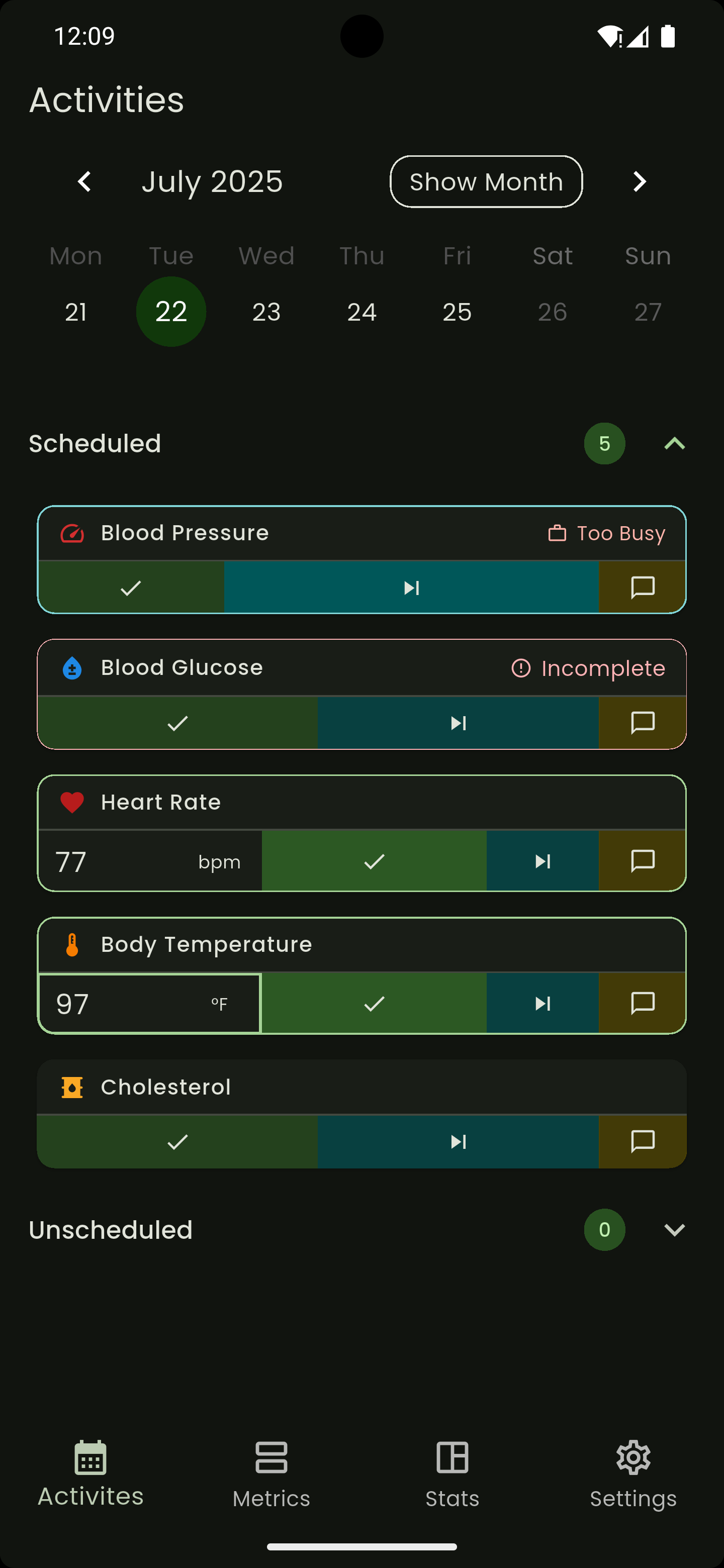 Metrix screenshot 1