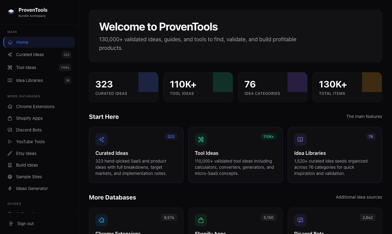 ProvenTools - Screenshot 2 showing product features and functionality