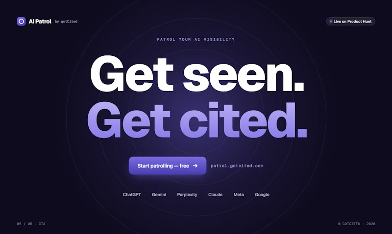 AI Patrol by gotCited screenshot 5
