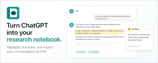 Notbook for ChatGPT gallery image