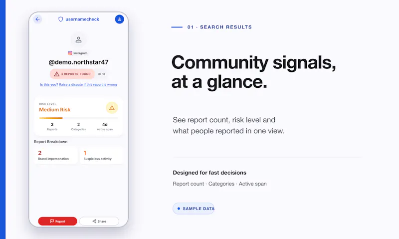 usernamecheck screenshot 3