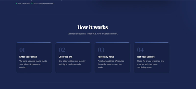 Verity-Check  screenshot 2