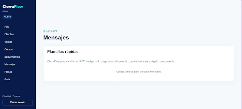 CierraFlow screenshot 2