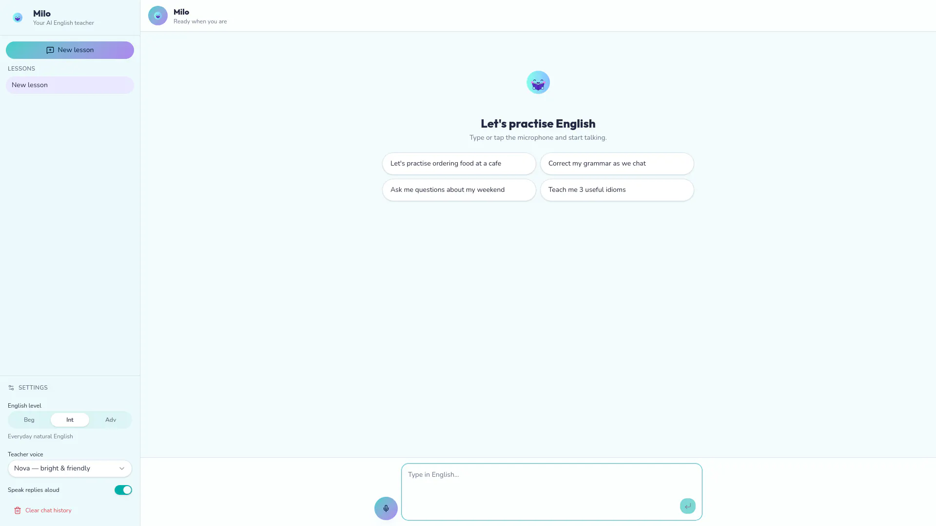 Lingua Buddy - Your Personal English AI gallery image