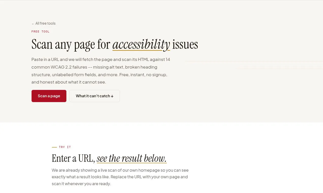 UX Academy Accessibility Checker gallery image