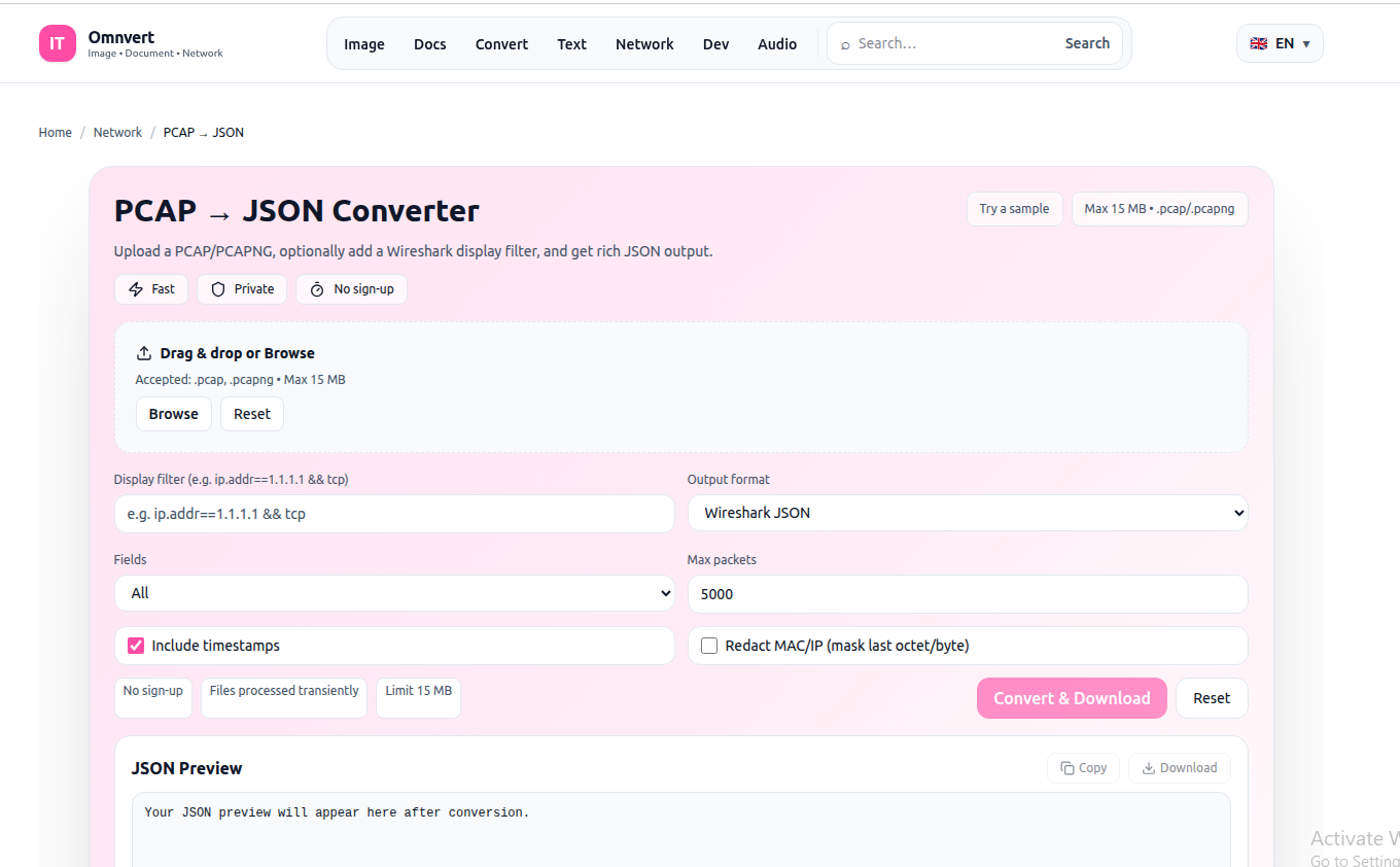 All-in-one Online Tool Suite - Screenshot 5 showing product features and functionality
