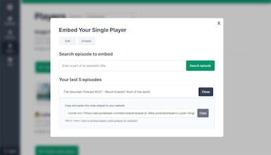 Podplayer gallery image