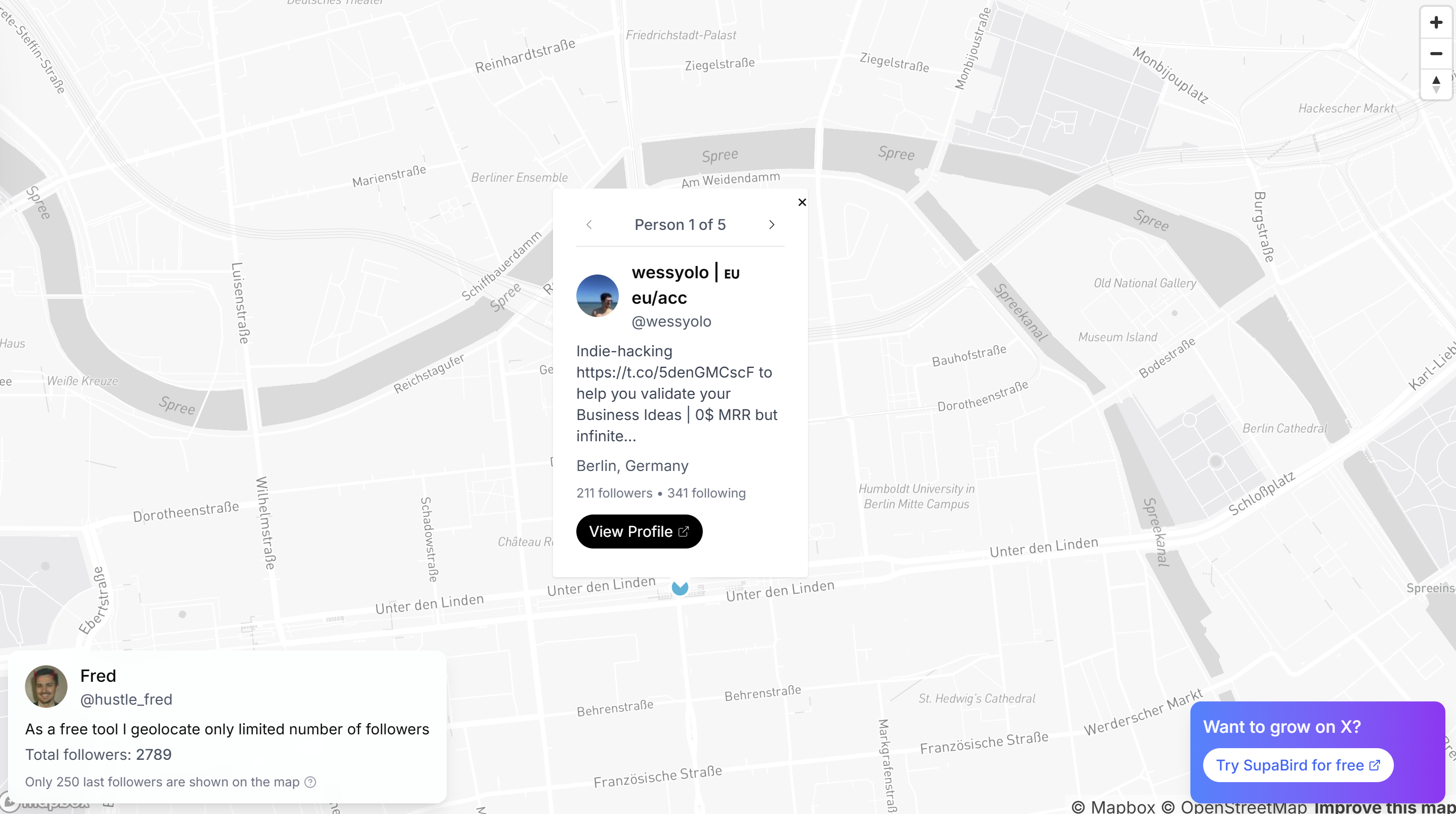 Média Carte des abonnés Supabird 4