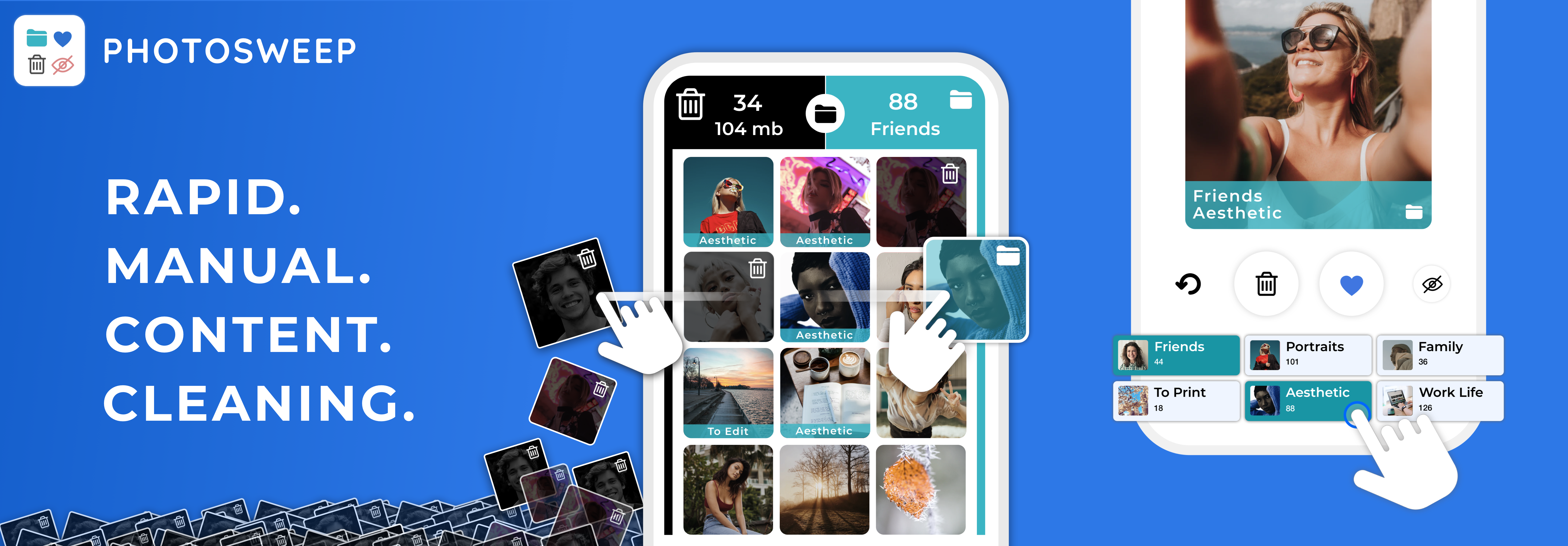 startuptile Photosweep-The fastest way to manually sort photos