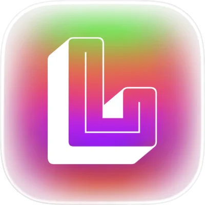 Letter Flow: Word Puzzle Game - Product Hunt launch logo and brand identity