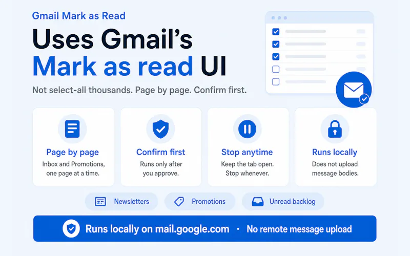 Gmail Mark as Read screenshot 2