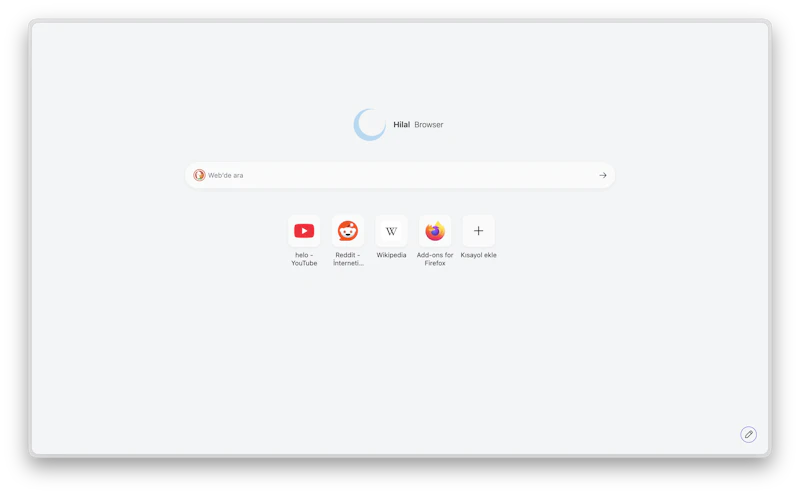 Hilal Browser screenshot 2
