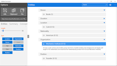 Intellexer Summarizer for Windows 10 gallery image