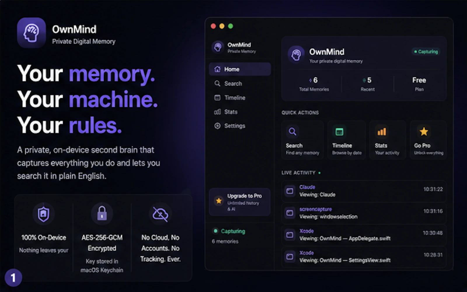 OwnMind screenshot 1