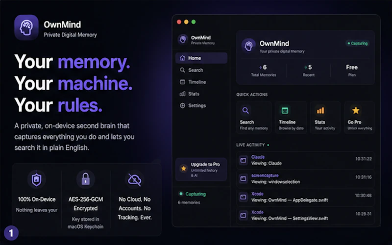 OwnMind screenshot 1