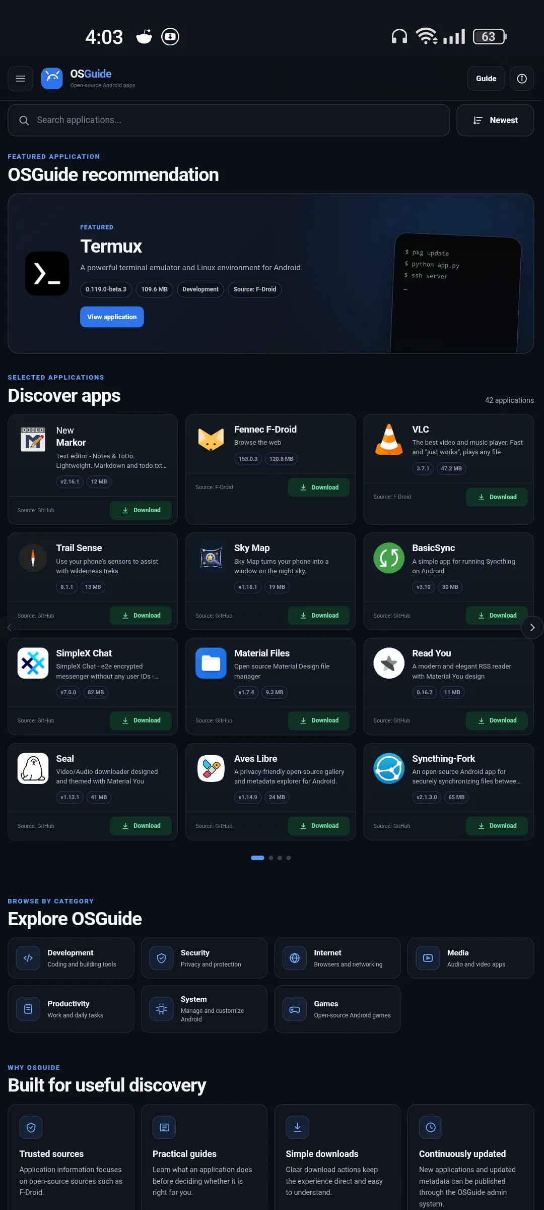 OSGuide gallery image