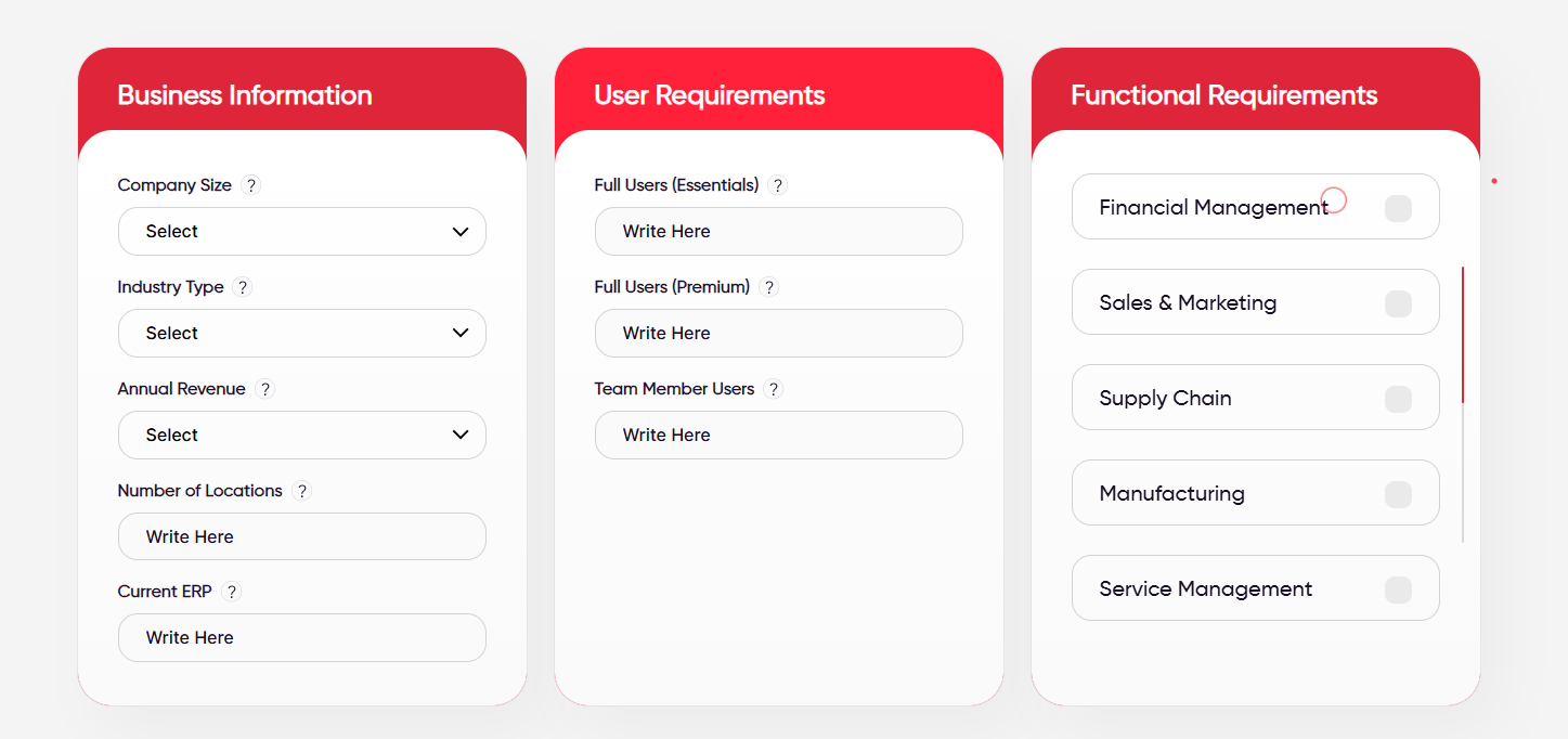 Business Central Cost Calculator gallery image