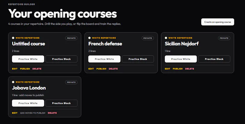 OpeningMatrix screenshot 3