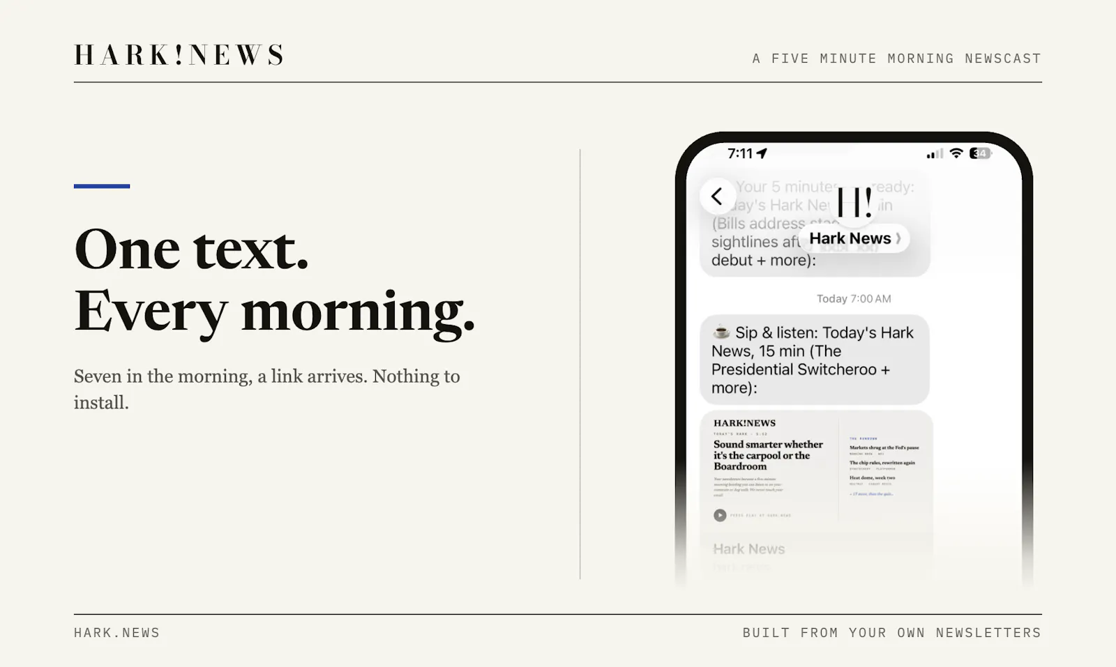 Hark.News screenshot 1