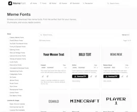 Meme Font gallery image