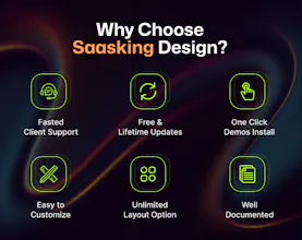 SaaS & Tech Startup WordPress Theme gallery image