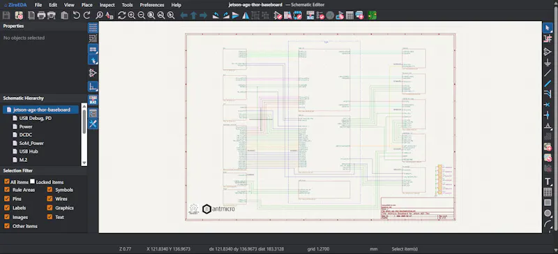 ZIRO EDA screenshot 2