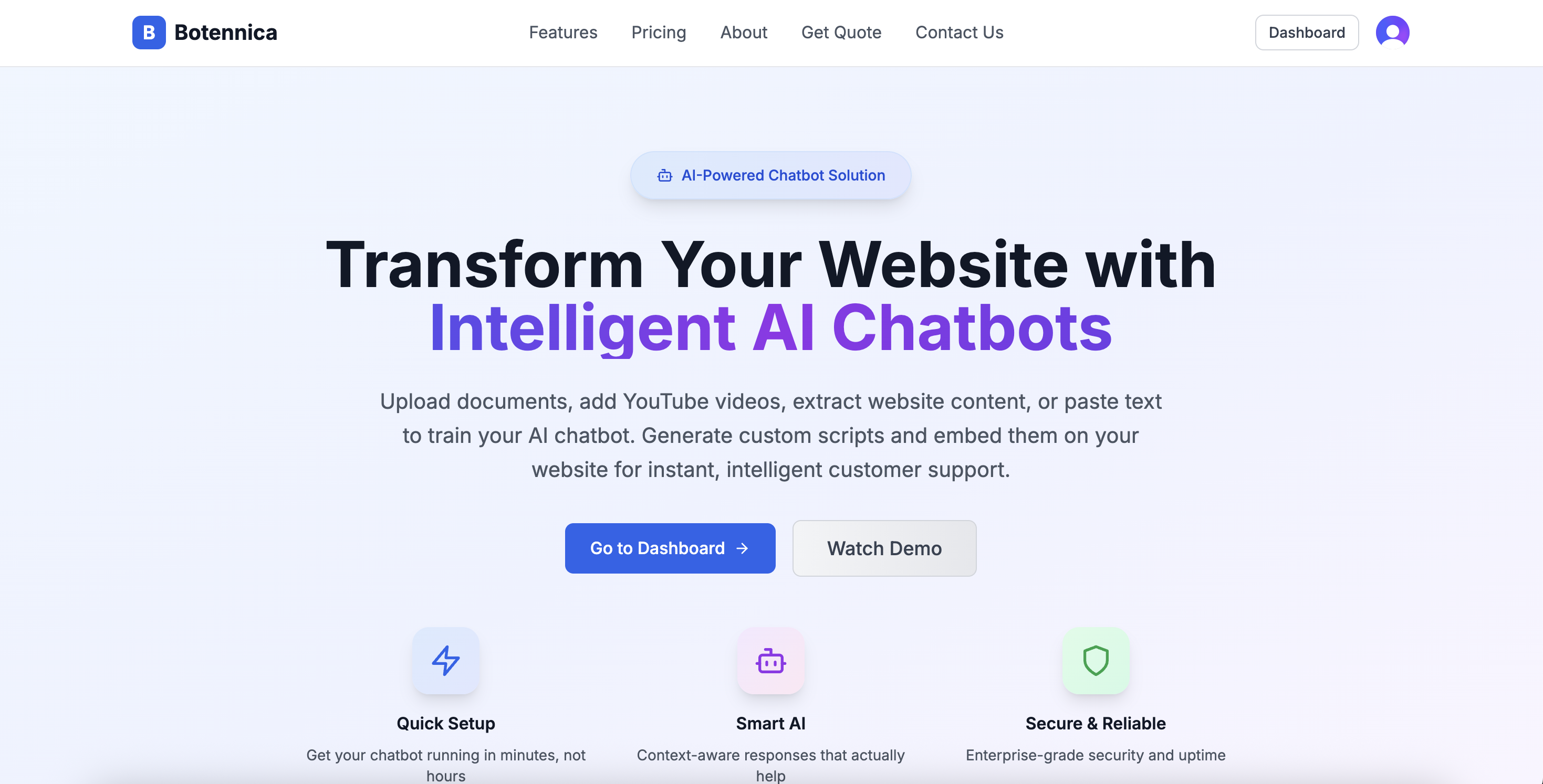 Botennica - Crea chatbot alimentati dall'intelligenza artificiale in pochi minuti media 2
