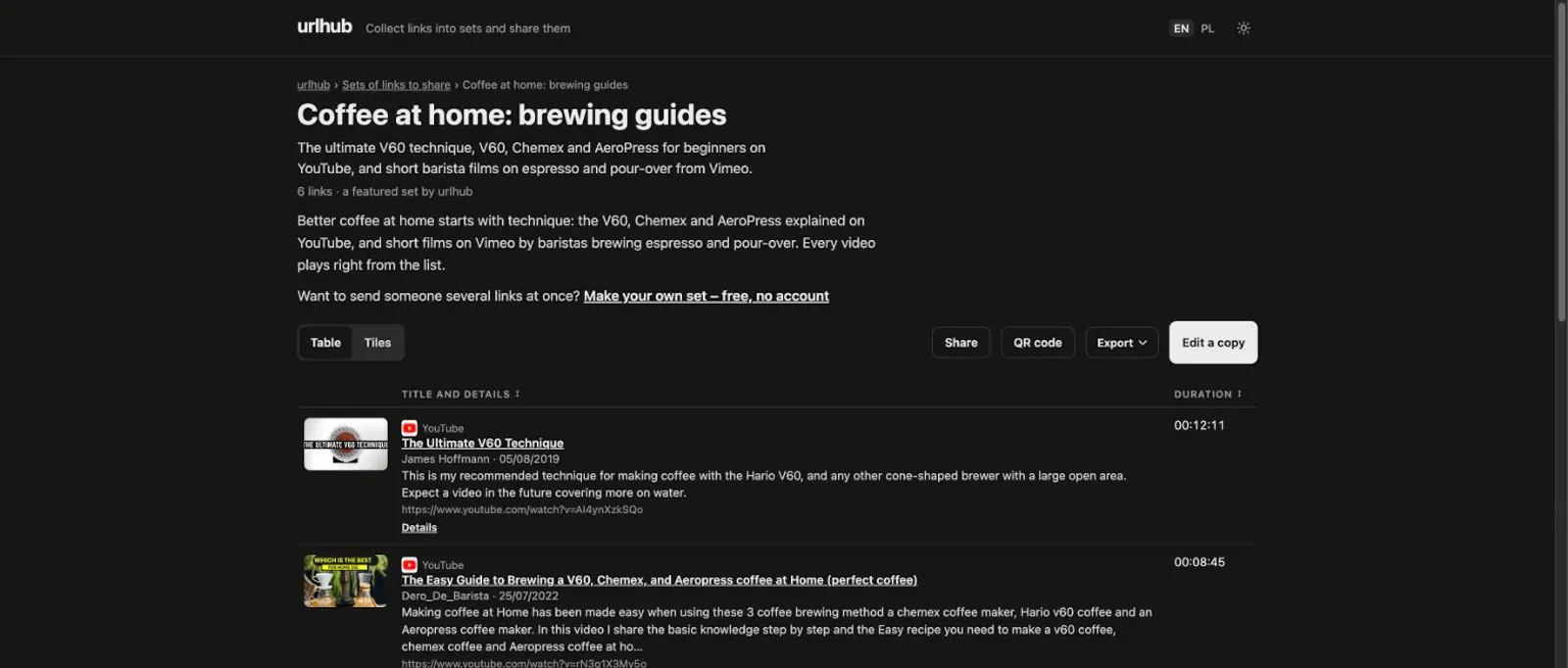 urlhub screenshot 3