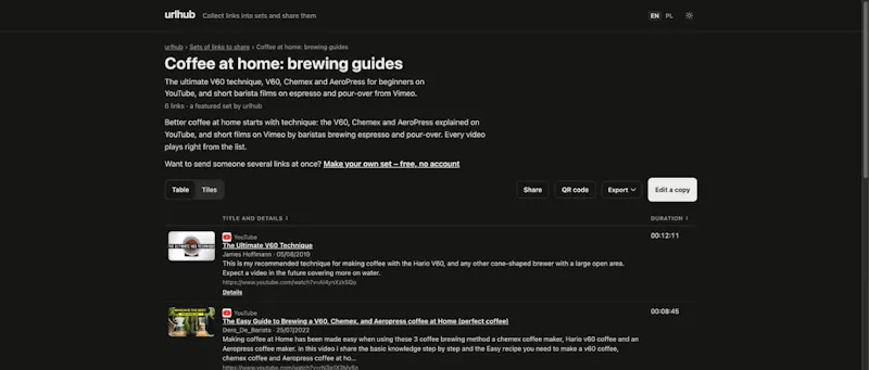 urlhub screenshot 3