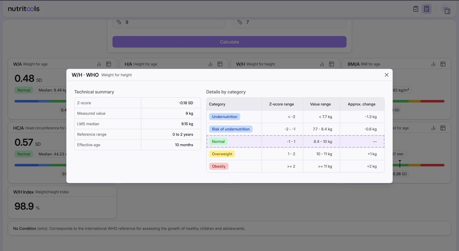 Nutritools screenshot 4