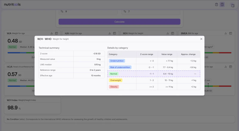 Nutritools screenshot 4