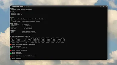 Go Pomodoro CLI gallery image