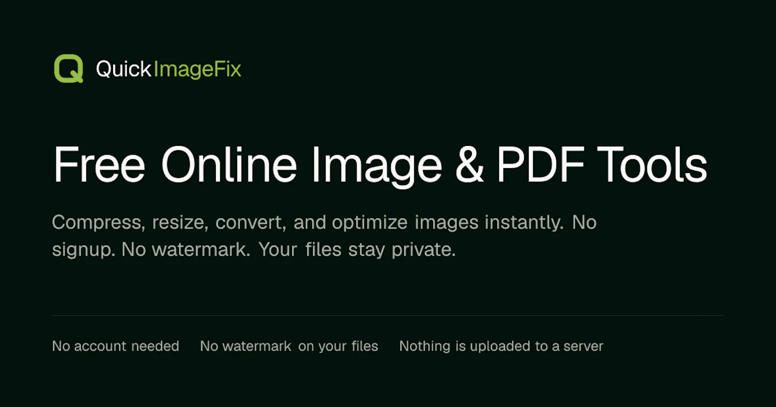 QuickImageFix screenshot 1