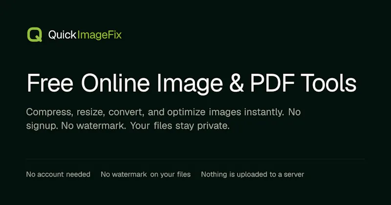 QuickImageFix screenshot 1
