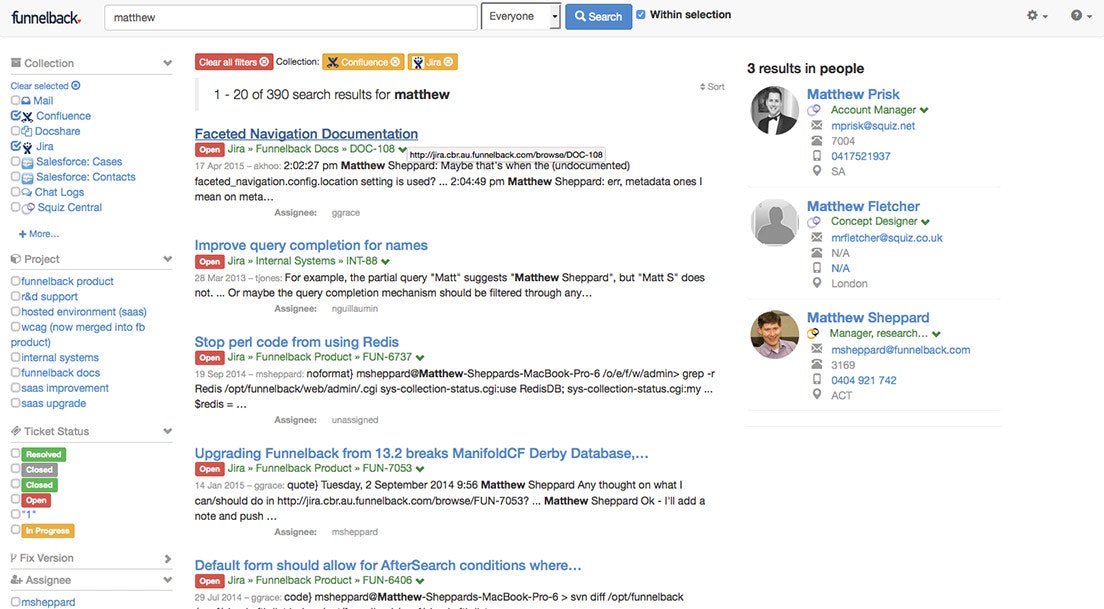 Funnelback Search gallery image