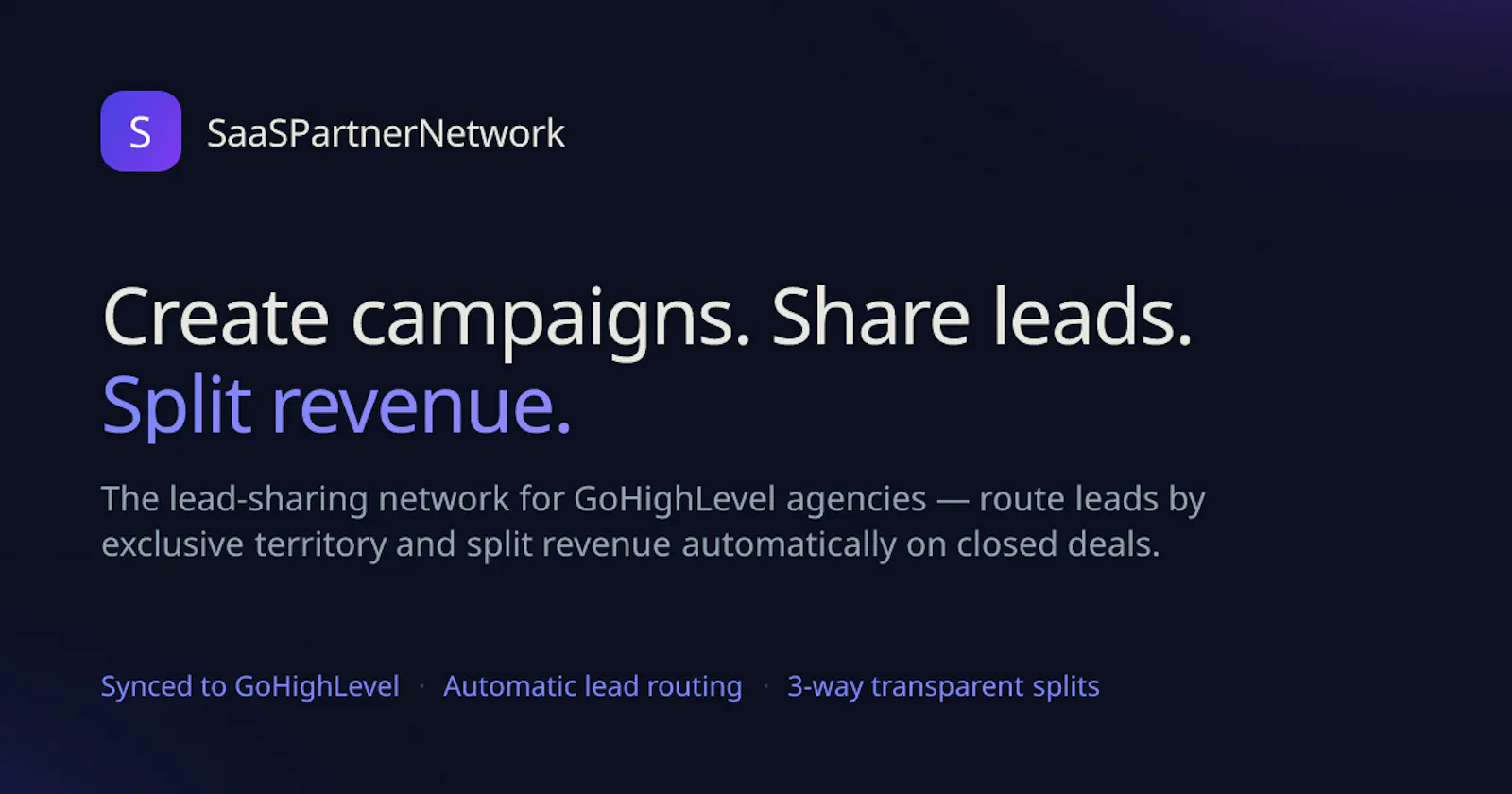 SaaSPartnerNetwork screenshot 1