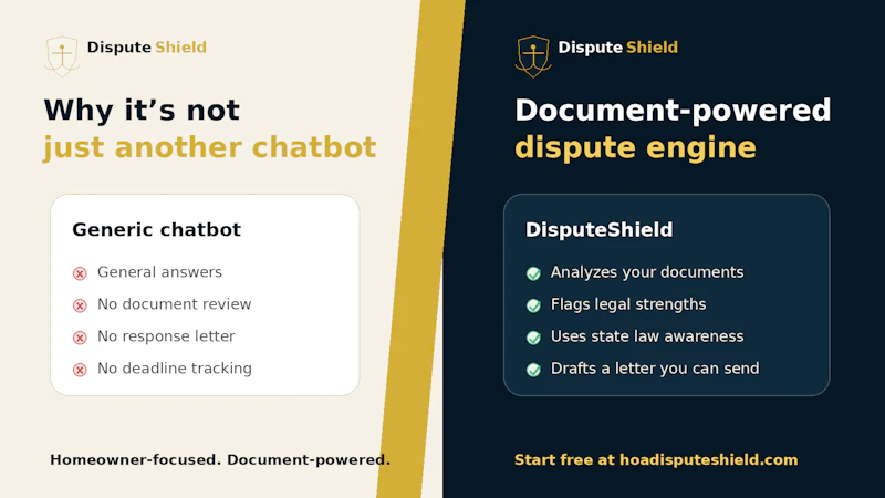 HOA Dispute Shield screenshot 4